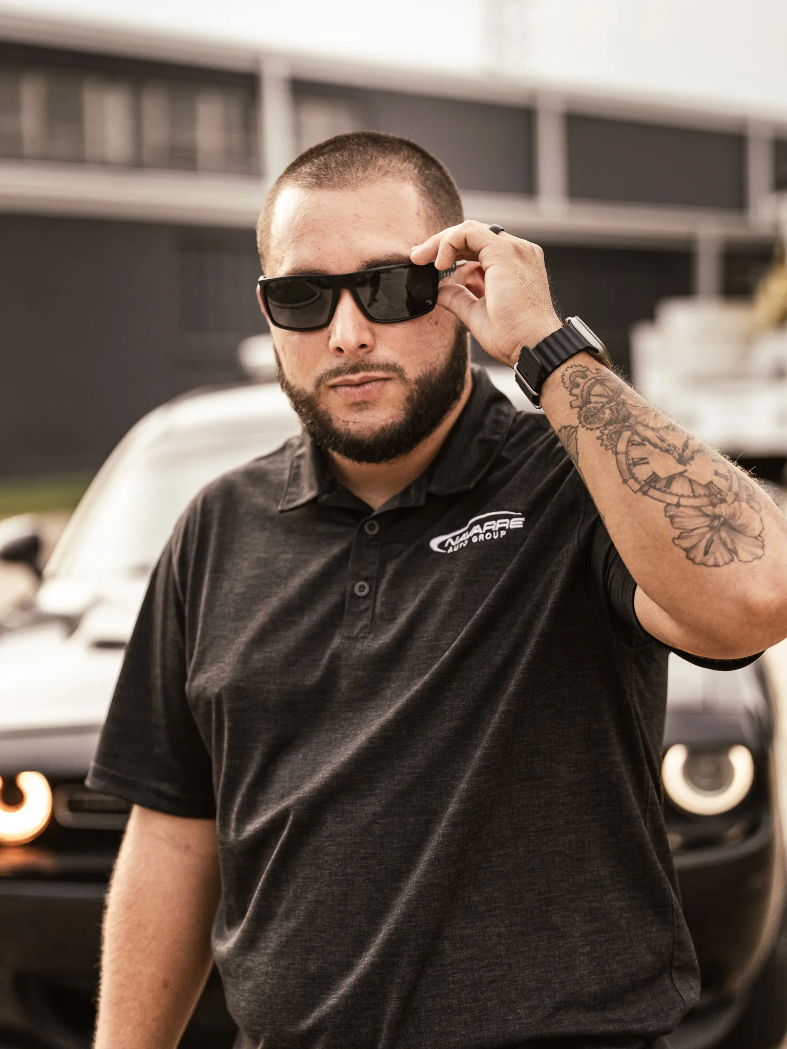 Professional environmental portrait for a Southwest Louisiana business brand
