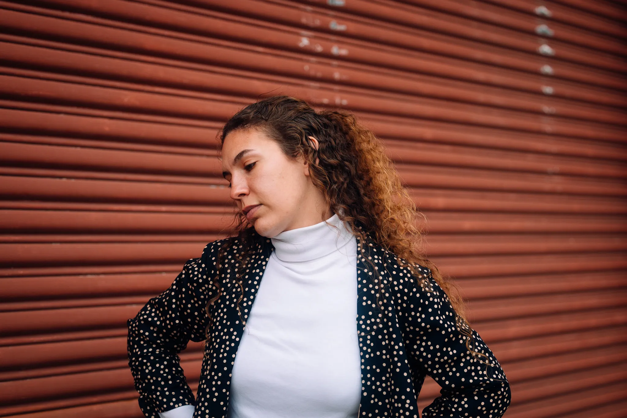 Lifestyle editorial portrait photographed on location