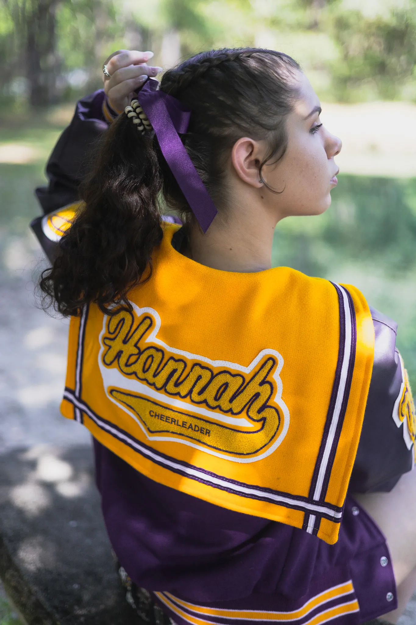 Graduation portrait photographed in Southwest Louisiana