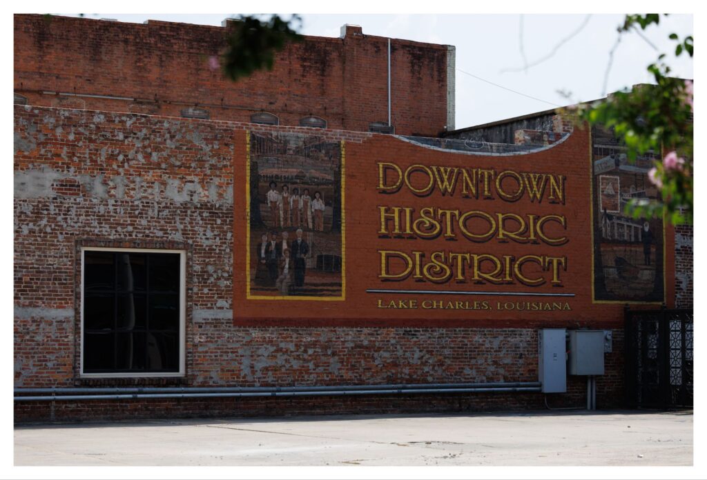 Mural Lake Charles Downtown Historic District
