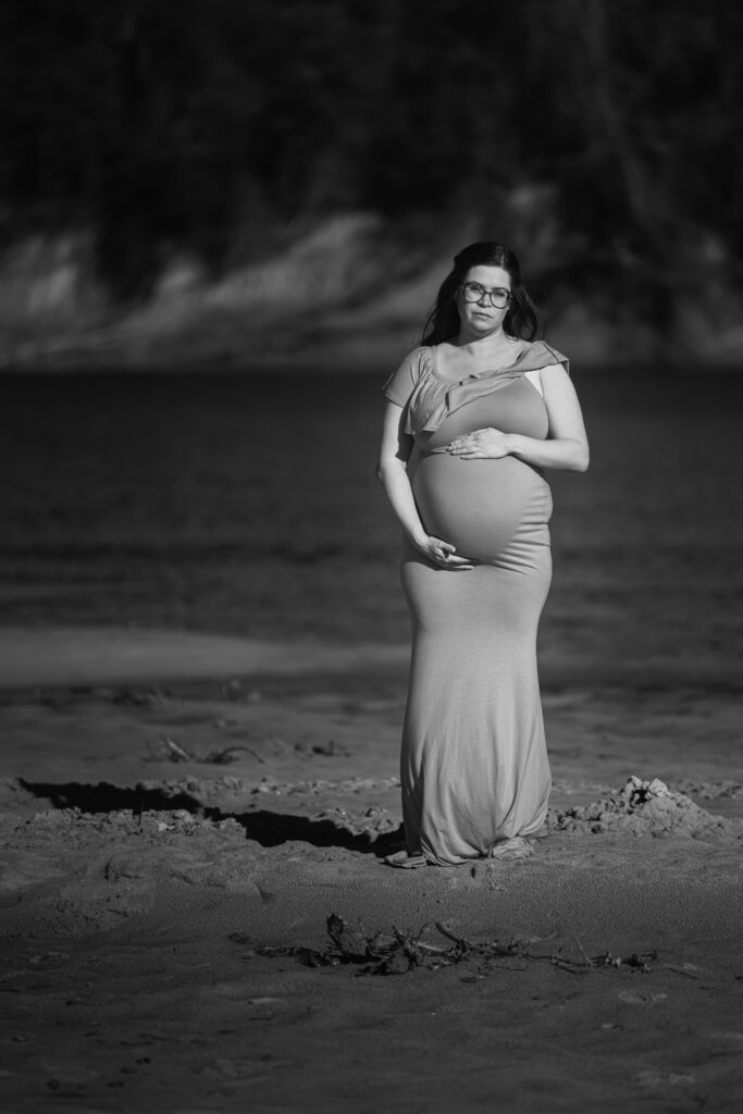 Maternity Photographer Lake Charles - Photograph taken of Deridder Mother on the Sabine River West of Deridder.